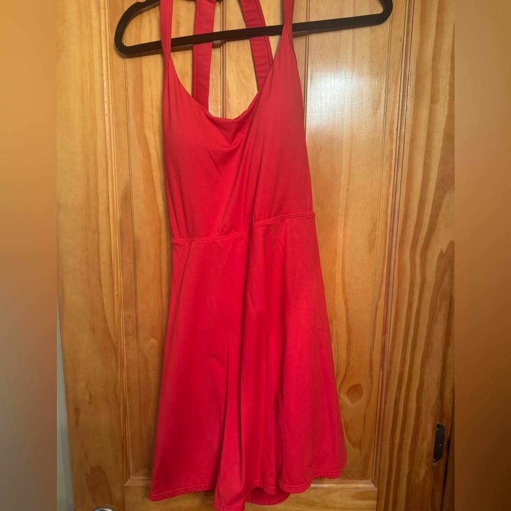 Red Sleeveless Dress